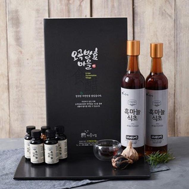 (오곡발효마을)2년숙성 흑마늘식초(375ml x 2)2818