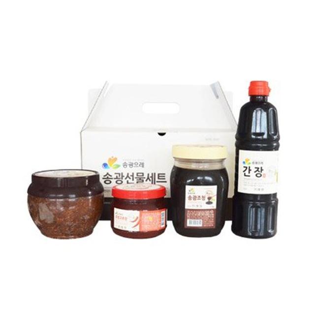 (순천송광)첨가물 없는 송광선물세트 3호(된장+고추장+조청+간장)3833