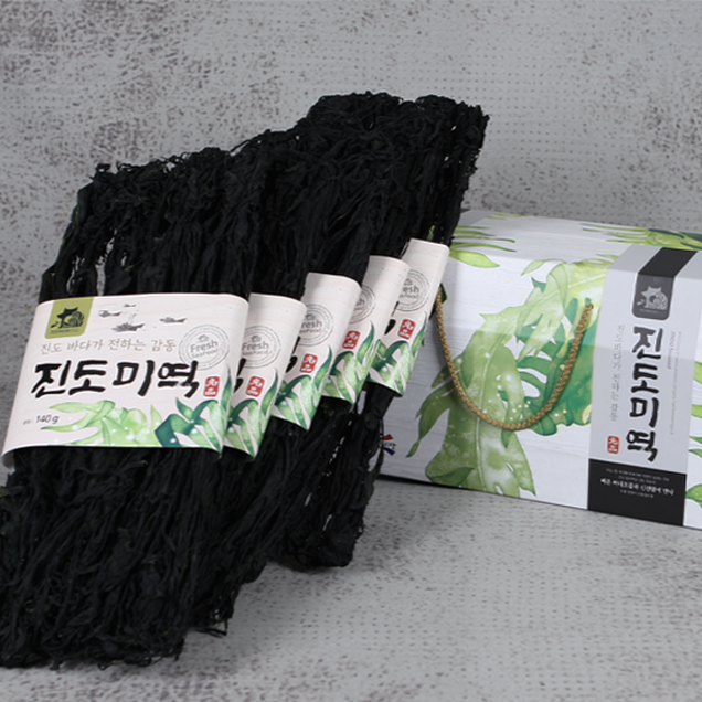 (바다물산)해초명가 진도미역 140g*5봉(선물용)3518