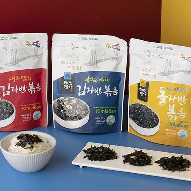 (바다물산)해초명가 돌자반 60g(진도아리랑/새우멸치/아몬드야채)3523