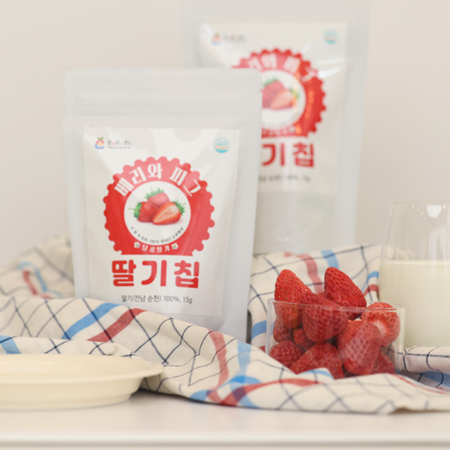 (순천시농산물가공센터)순순순 베리앤피그 딸기칩(15g)5278