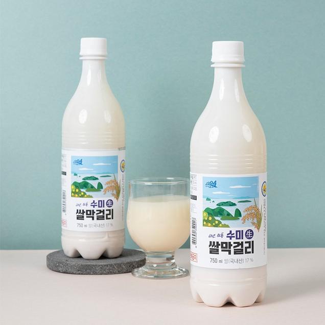 (신안암태주조장)수미생쌀막걸리(750ml/6병)8035