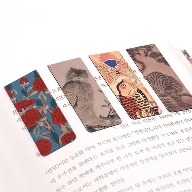 (율아트)민화 자석 책갈비 4p20712