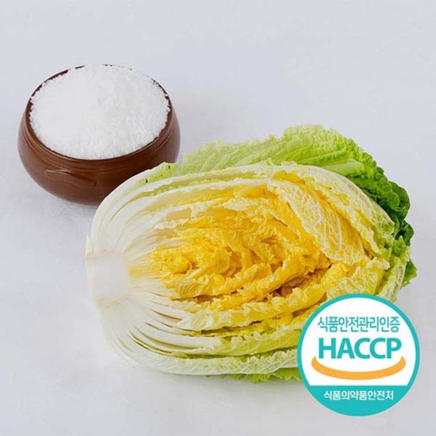 (자연담음) haccp 천일염 지정일도착 해남 절임배추 10kg 20kg8093