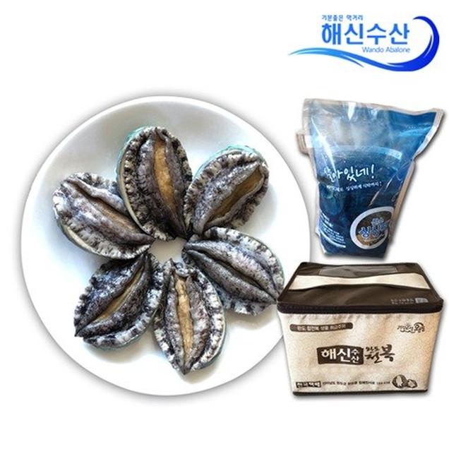 (해신수산) 완도활전복 프리미엄 명절선물 4호 특특대15~16마리 2,000g/부직포포장2837