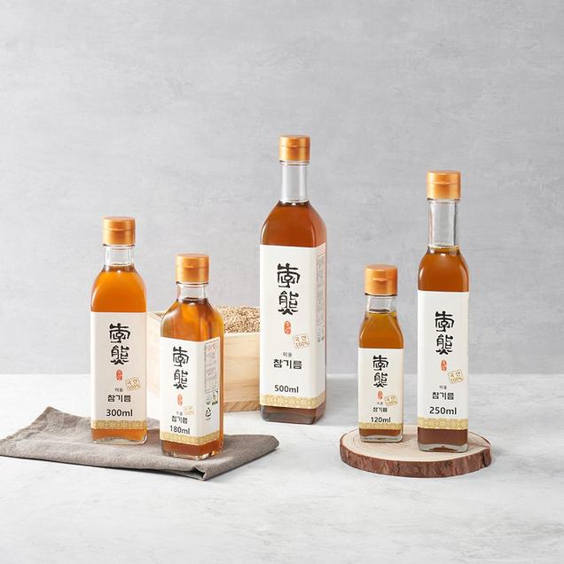 (이웅식품) 참기름 국내산100%(120ml/180ml/250ml/300ml/500ml)7000