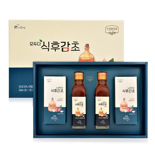 (오곡발효마을) 식후감초 선물세트(식후감초 200ml *2병, 식후감초 스틱 15g *20개)2816