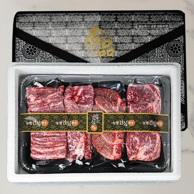 (동심푸드) 농협안심한우 한우선물세트 ++1등급 1kg8265