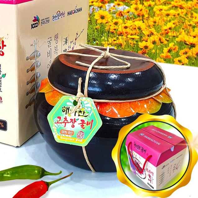 (해가찬푸드) 고추장굴비 옹기1호(600g) / 국내산 보리굴비 고추장으로 제조8274
