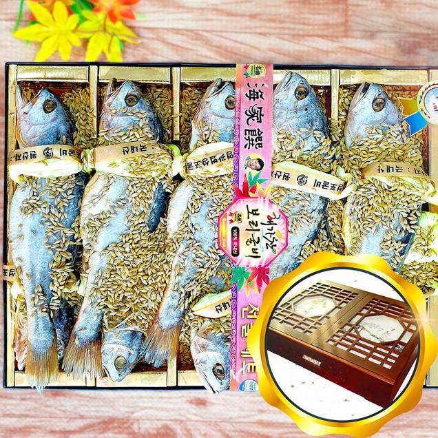 (해가찬푸드) 영광법성포 보리굴비(국내산)황제특선 / 28cm10미 / 이력제 / 통보리 포함8295