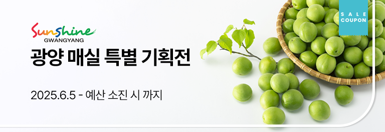 광양 매실 특별 기획전