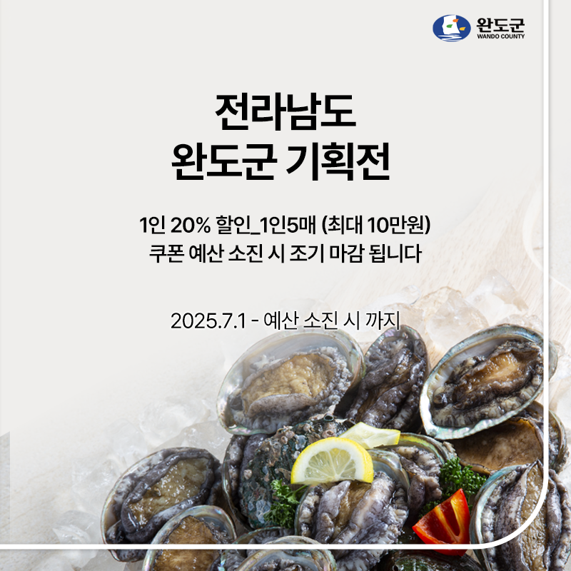 완도군 특별 기획전