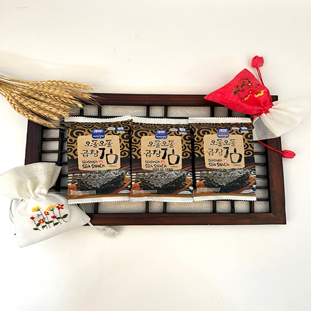 (바다명가) 오돌오돌 곱창식탁김(조미) 3단X10봉(박스없이)9791