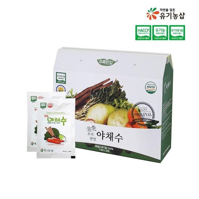 (담양농협)유기농 생생야채수 110ml 30포10175