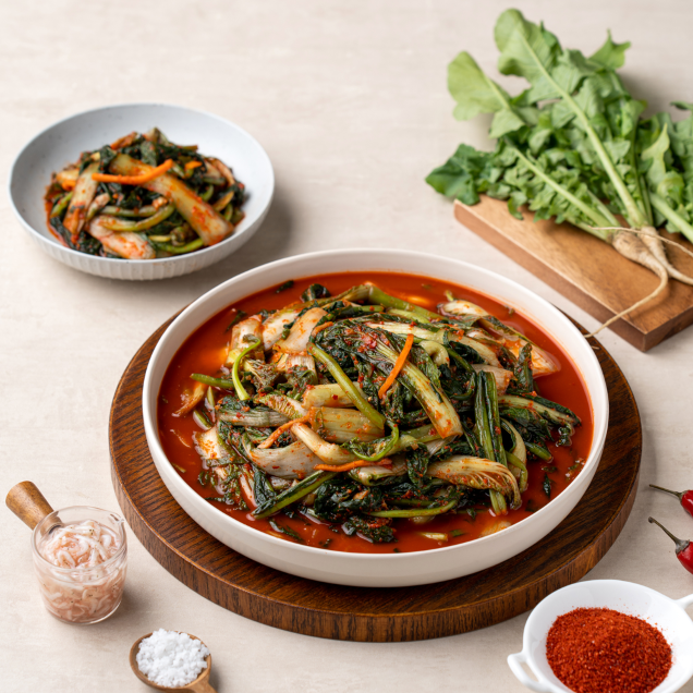 [보성녹차김치] 25년 김치명가 얼갈이+열무김치 (1kg, 2kg, 3kg, 5kg) 10226