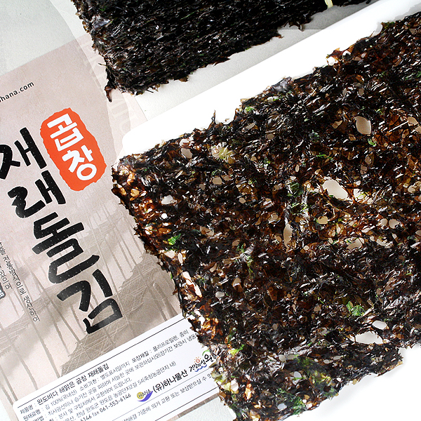 (하나물산) [완도산][프리미엄]곱창재래돌김50장 2봉 총 100장,1속 수작업선별 선물용강추10598