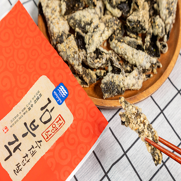 [완도명가] 저염식 수제찹쌀김부각 35gx3봉10795