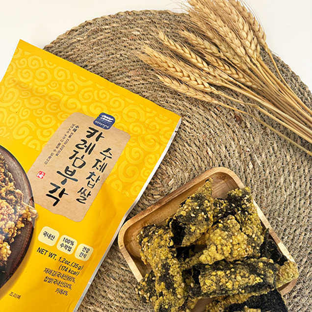 [완도명가] 저염식 수제찹쌀카레김부각 35gx3봉10798
