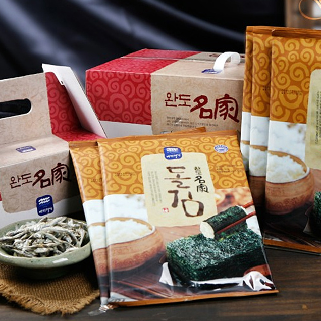 [완도명가] S61 귀한선물세트2호 (대멸치 700g, 돌김구이김 70gx5봉)10849