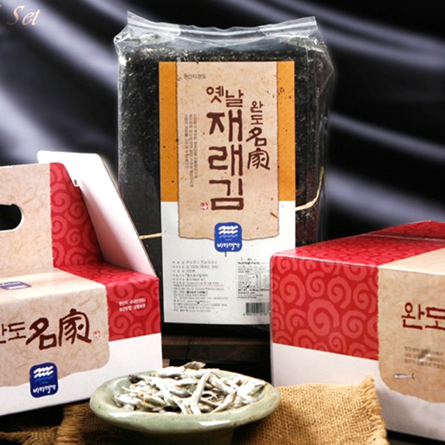 [완도명가] S62 귀한선물세트3호 (대멸치700g, 재래김100장)10850