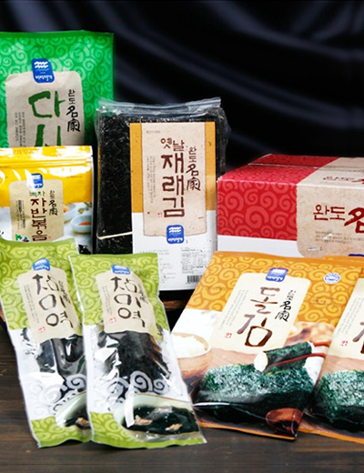 [완도명가] S63 귀한특선선물세트1호 (재래김 100장, 돌김구이김 7매x2봉, 녹차자반볶음 70g 건다시마 200g, 미역 40gx2봉)10851
