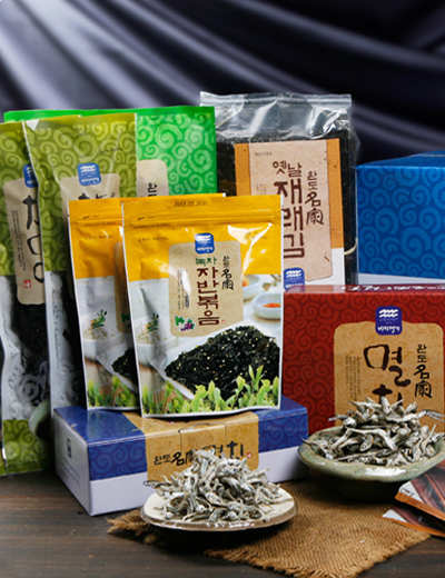 [완도명가] S67 귀한특선선물세트5호 (조림멸치,대멸치,재래김,돌김구이김,녹차자반볶음,다시마,미역)10855