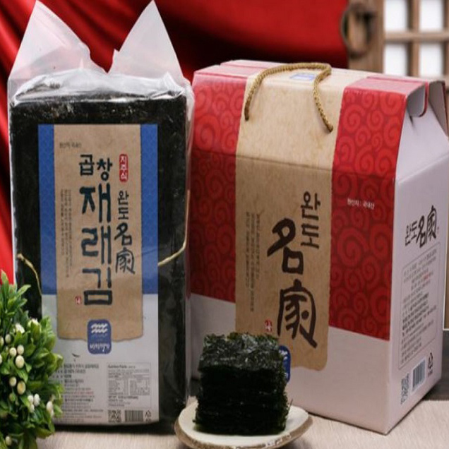 [완도명가] S71 고급곱창재래김선물세트2호 (곱창재래김 100장)10859