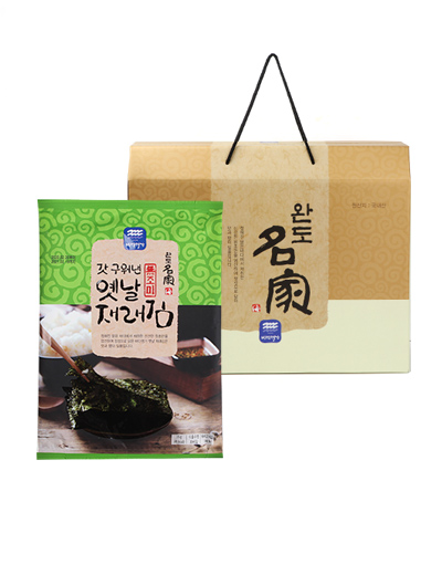 [완도명가] S84 갓구워낸옛날재래김(무조미)선물세트 2호 (갓 구워낸 옛날재래김(무조미) 5매x20봉)10873