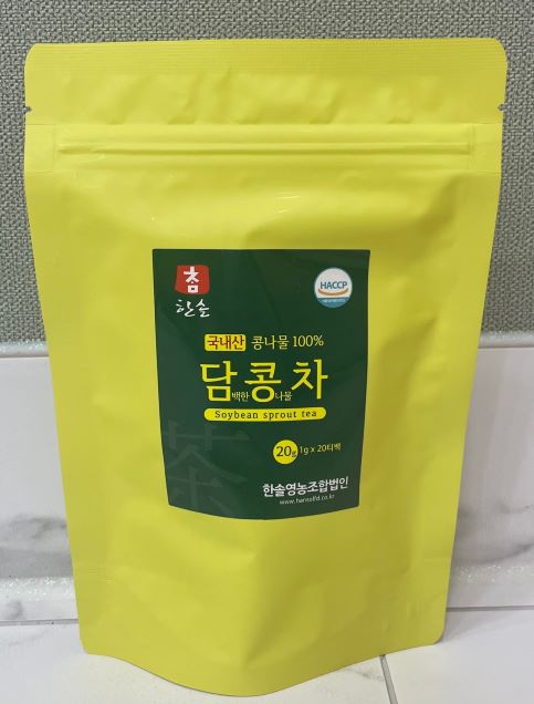 [수자원] (한솔영농조합) 참한솔 담콩차 (콩나물100%) (20g * 20개입)  * 2개10879