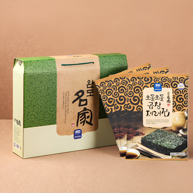 [로컬상품관] [완도명가] S86 오돌오돌곱창재래김(조미)선물세트 1호 (오돌오돌 곱창재래김(조미) 5매x10봉)10897