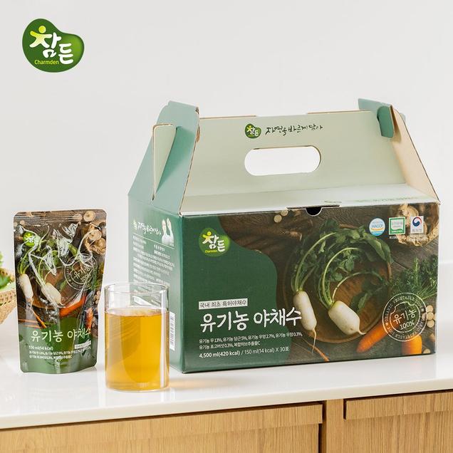 (자연과농부들)참든 유기농 야채수 150ml*30개입 (산지발송)10924