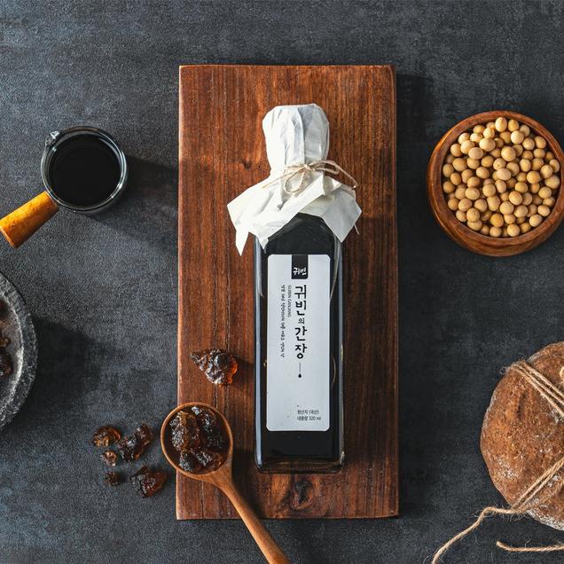 [로컬상품관] (유민식품) 귀빈의 전통장세트  (간장320mL 2병+된장 200g 2병)10946