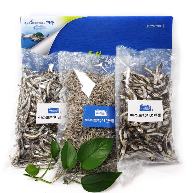 (여수토박이건어물)명절선물세트 여수 멸치 3종세트(대멸치300g+중멸치300g+세멸치300g)11168