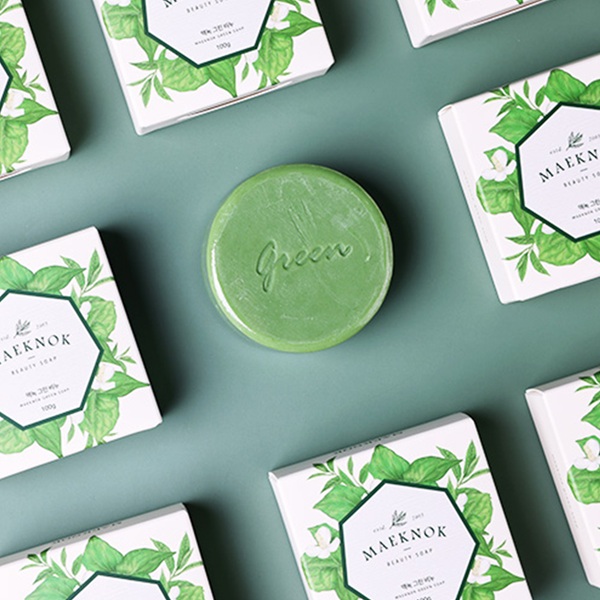 (맥녹) 맥녹그린비누 100gX3개입 딥클렌징 때비누 지성피부 복합성피부11216