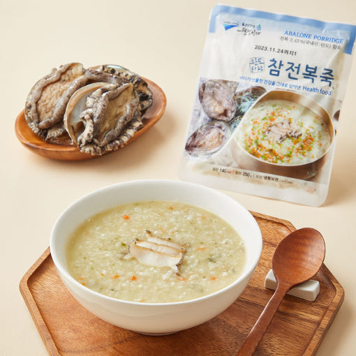 (완도사랑) 전복죽 250g 5봉 + 전복김치볶음밥 2봉11319