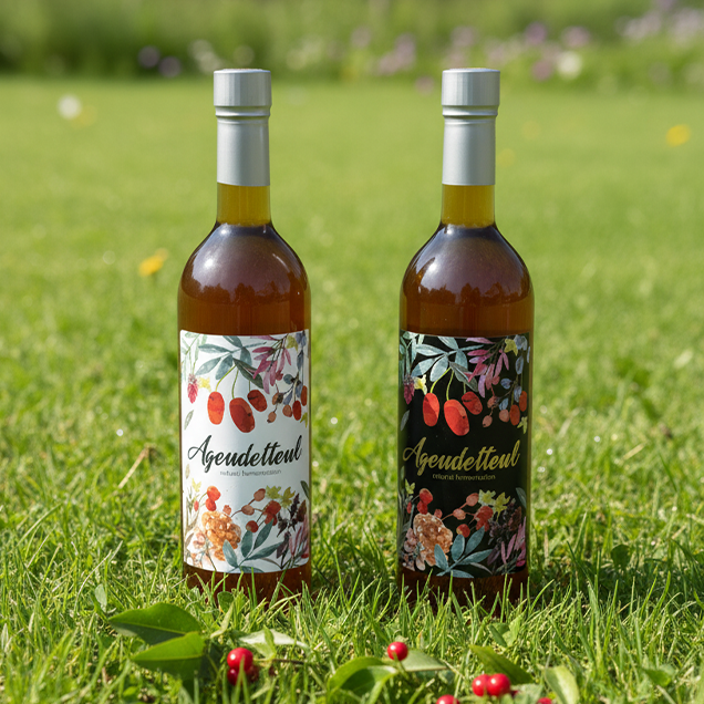 (아그데뜰) [정성담은] 보리수 발효차 고급 수제 선물세트 _ 건강을 전하는 품격 있는 차11392