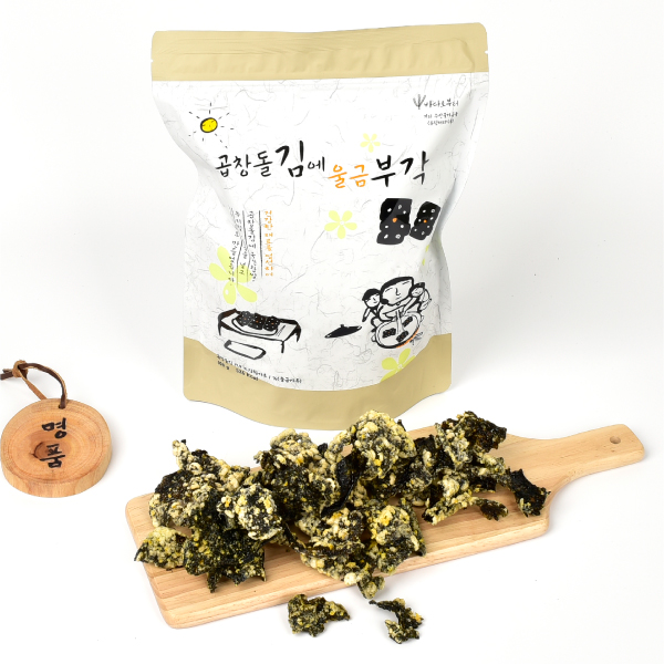 [가가호직거래]곱창돌김에 울금부각100g1380