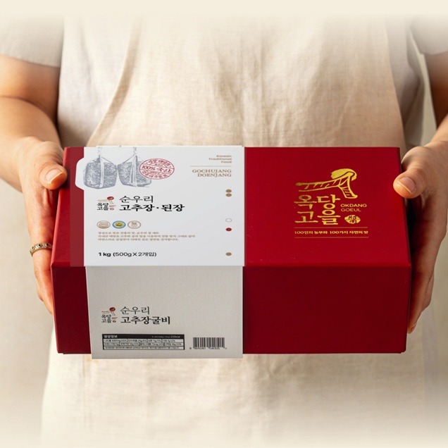 [2025추석] (고추마을영농조합법인) 장류 실속 세트 (고추장 500g+콩된장 500g)11985