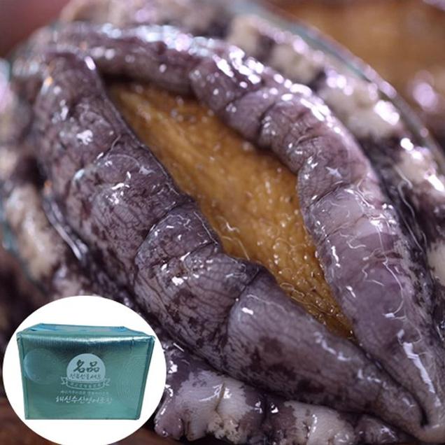 [2025추석] (해신수산) 완도활전복 중,특대 1kg/고급부직포선물포장12363