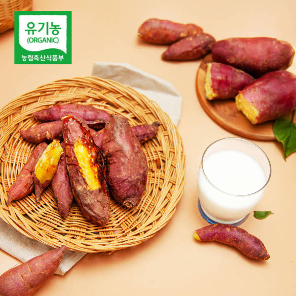 (늘솔푸드) 25년산 베니하루카 친환경 유기농 햇 고구마 3kg 5kg12540