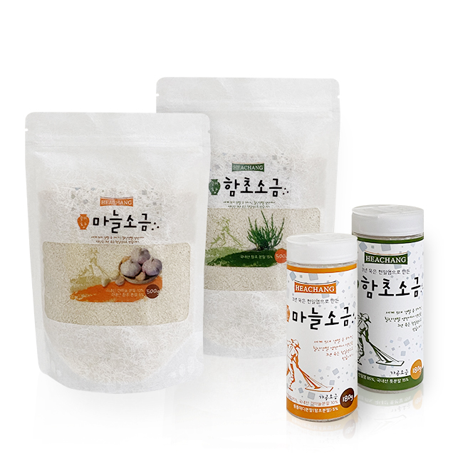 (해창소금앤푸드) 소금세트 (함초/마늘)13052
