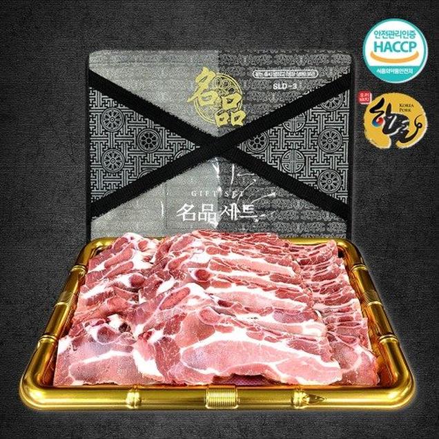 [Live] (정석푸드) 국내산 한돈 LA갈비선물세트 냉동갈비 3kg13263