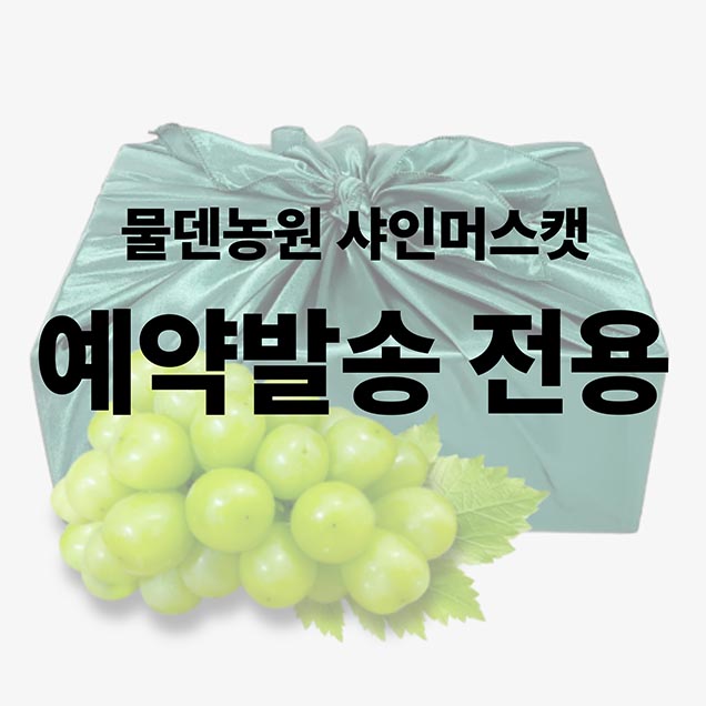[로컬상품관] [예약발송](물덴농원)예약발송 망고향 샤인머스캣13344