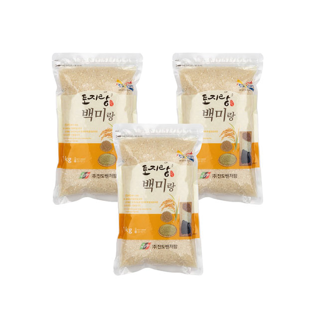 (나무컴퍼니) 토지랑 햇곡 국산 백미 3kg13673