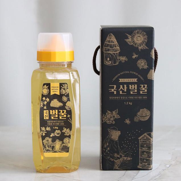 [온판지] (비케어풀) 국산 천연벌꿀 대용량 가정용꿀13687