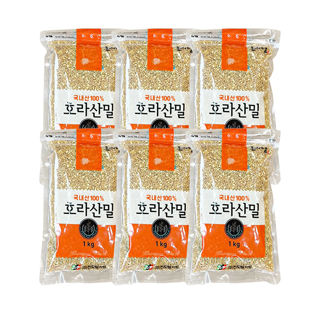 (나무컴퍼니) 토지랑 햇곡 국산 호라산밀 6kg