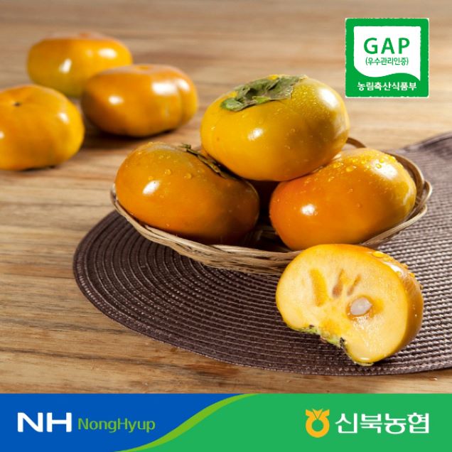 [신북농협 Peak!] 영암 황토 GAP 아삭하고 단 부유단감 3kg 5kg13893