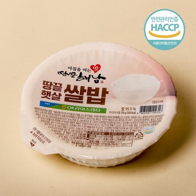 [Live] (오케이라이스센터) 땅끝햇살 즉석밥 210g*24개입(새청무)14460