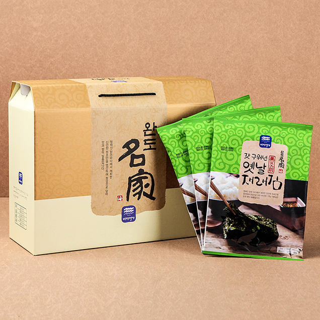 (바다명가) S84 갓 구워낸 옛날재래김(무조미)선물세트 2호14491