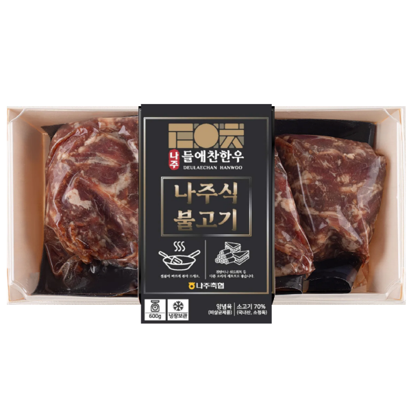 (나주축협) 들애찬한우 나주식불고기 600g 14660